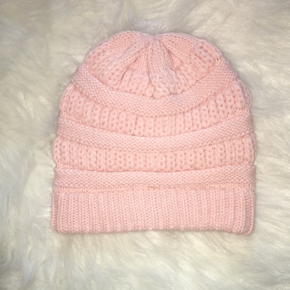 None Accessories - Pink OSFM Beanie